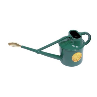 Haws Watering Cans Haws Plastic Deluxe Green Outdoor Watering Can - 7 liters,   1.8 US gallons   